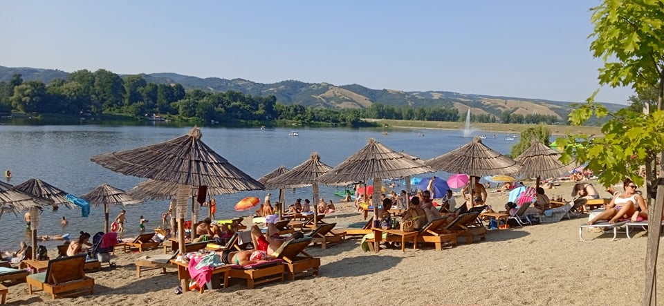 srebrno jezero, plaza